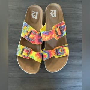 Tie Dye Sandals